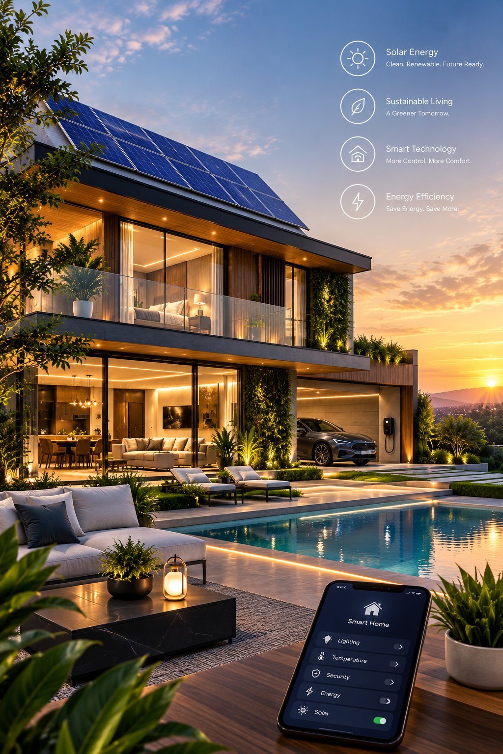 Sustainable Luxury: How Solar Energy and Smart Technology Are Redefining Modern Homes